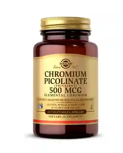 Chromium Picolinate Solgar 60 Caps