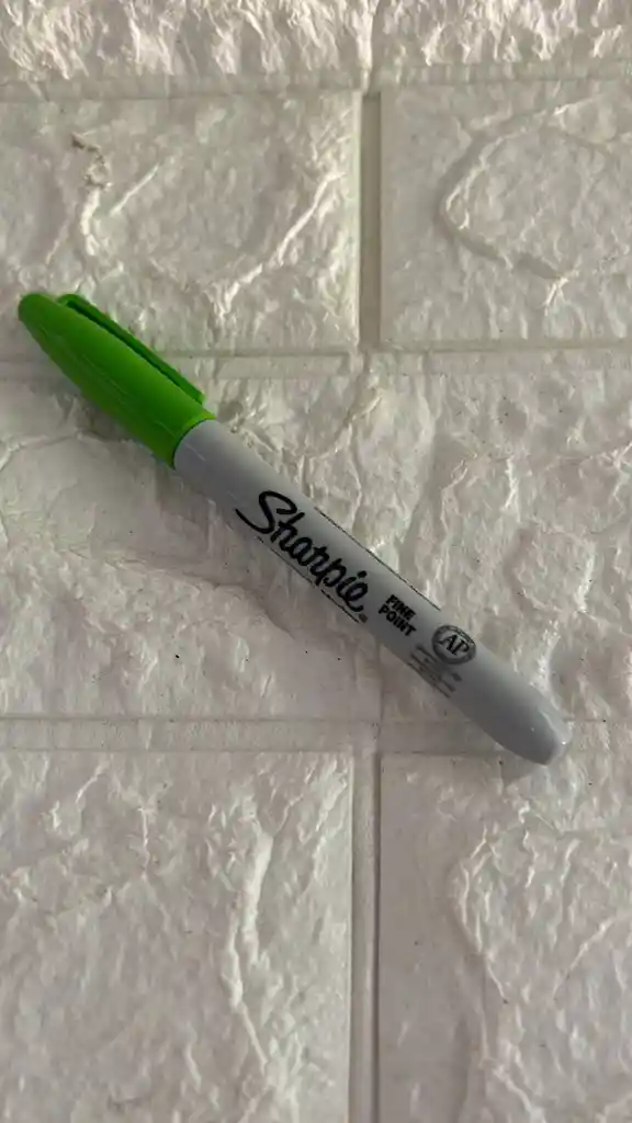 Sharpie Verde Manzana Delgado Permanente