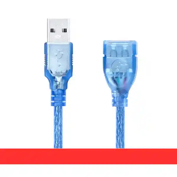 Extension Usb 1.5 Metros Blindado Azul