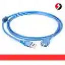 Extension Usb 1.5 Metros Blindado Azul