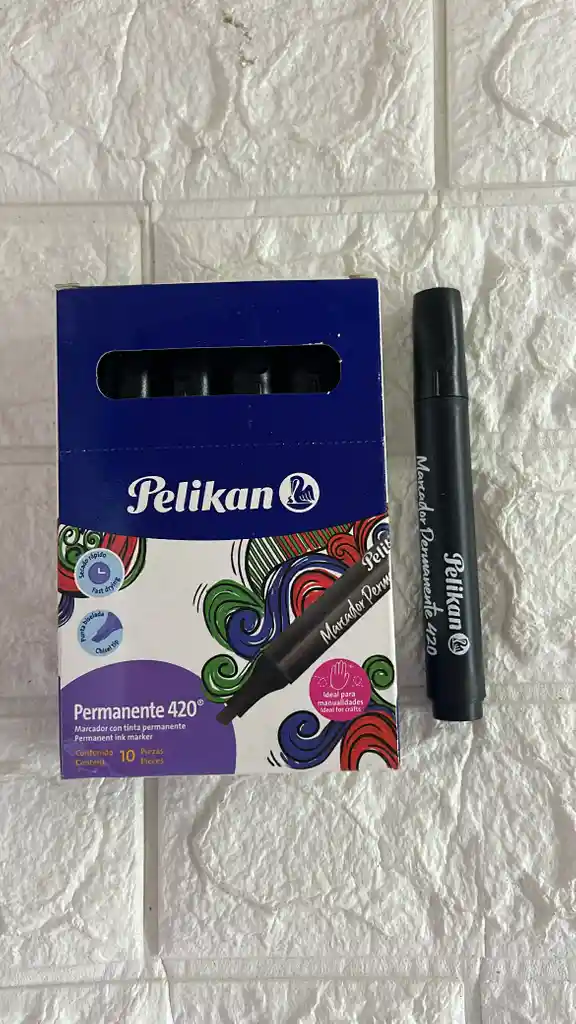 Marcador Permanente Negro Pelikan