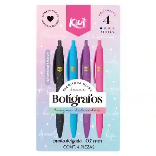 Boligrafo Kiut X4