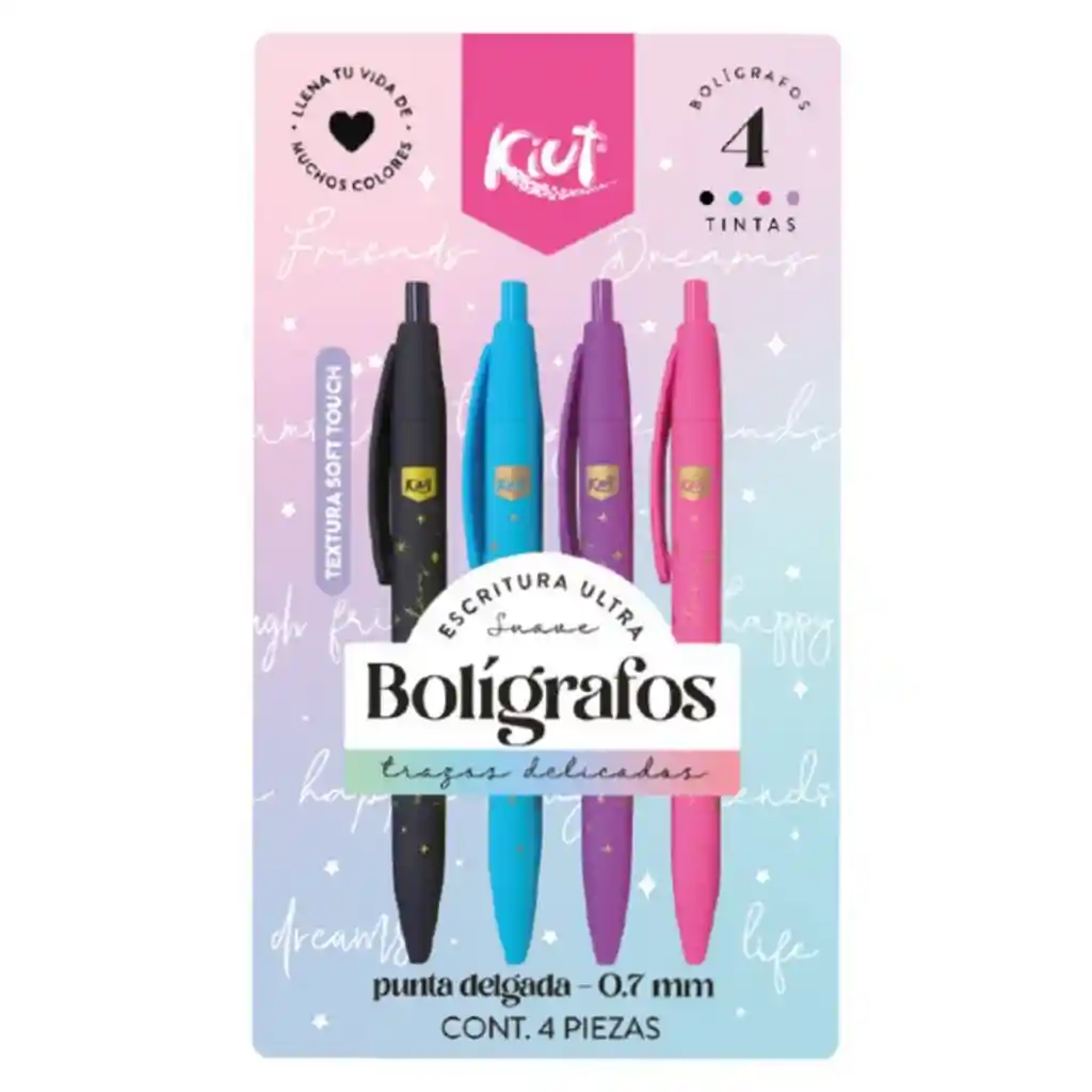 Boligrafo Kiut X4