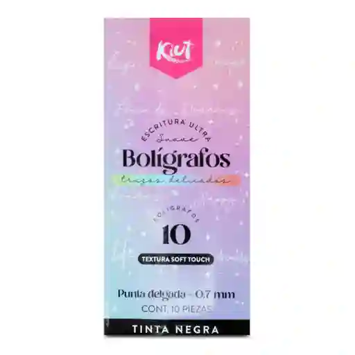 Boligrafo Kiut X10 Negro