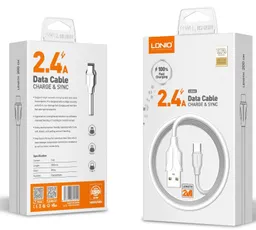 Cable Para Celular Usb Tipo C 2.4 A Carga Rápida