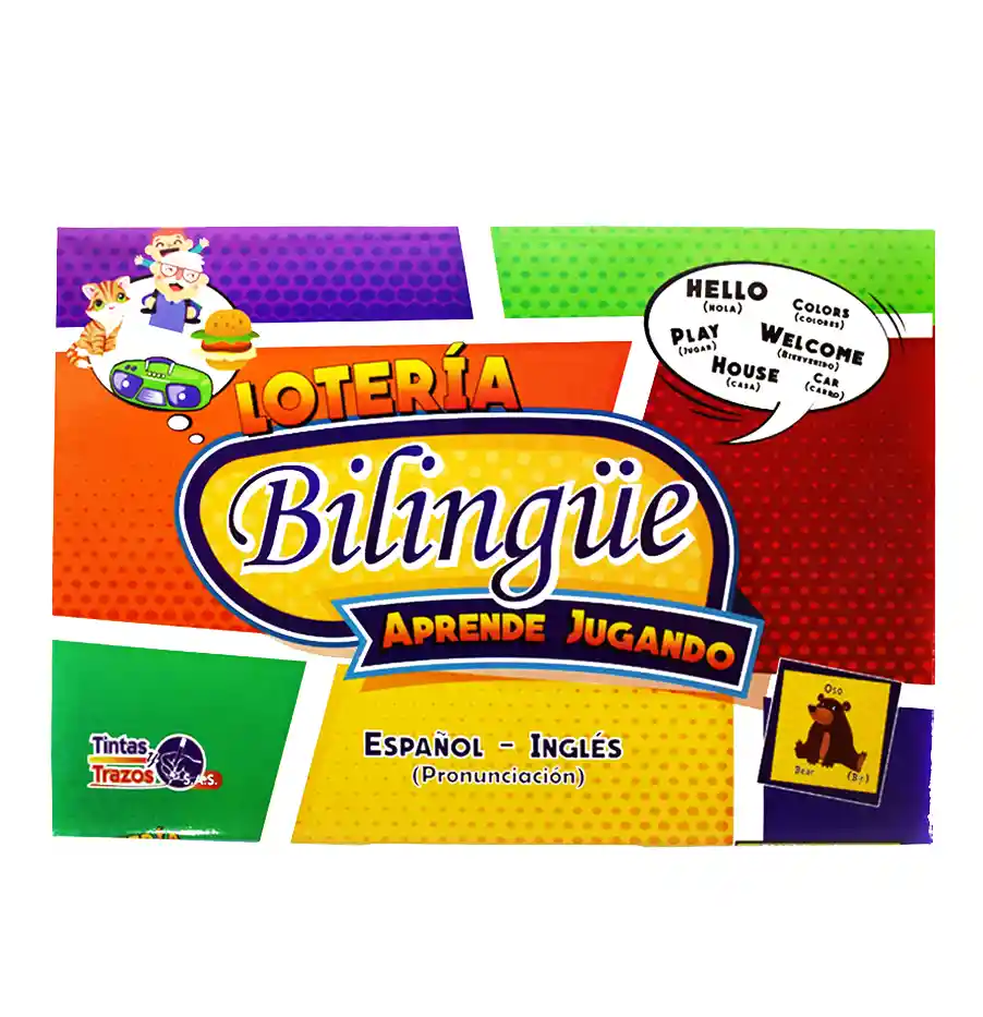 Lotería Bilingüe Tinta Trazos