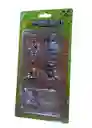 Set X4 Figuras Minecraf Roblox Bloques Muñecos 6cm Blister