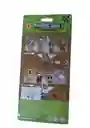 Set X4 Figuras Minecraf Roblox Bloques Muñecos 6cm Blister