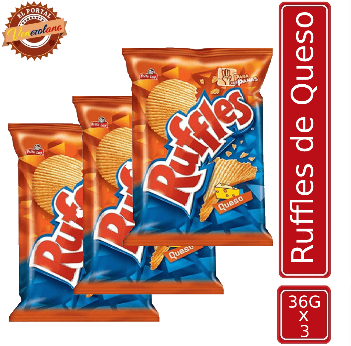 Mexican Rruffles Ruffle Venezolana X 3 - Rappi