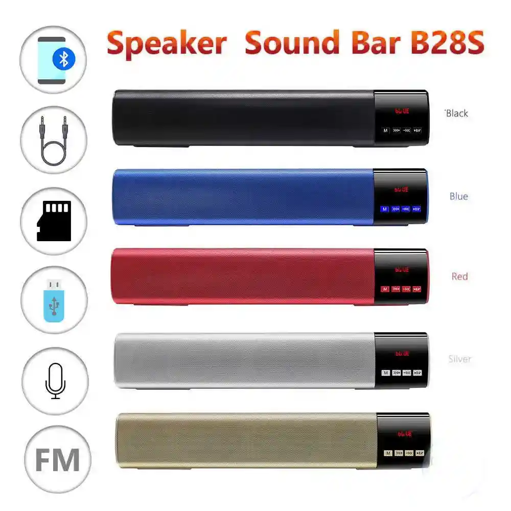 Parlante Speaker B28s Portátil Con Bluetooth