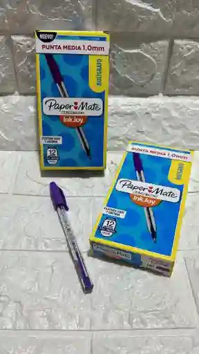 Lapicero Kilometrico 100 Morado Caja X12