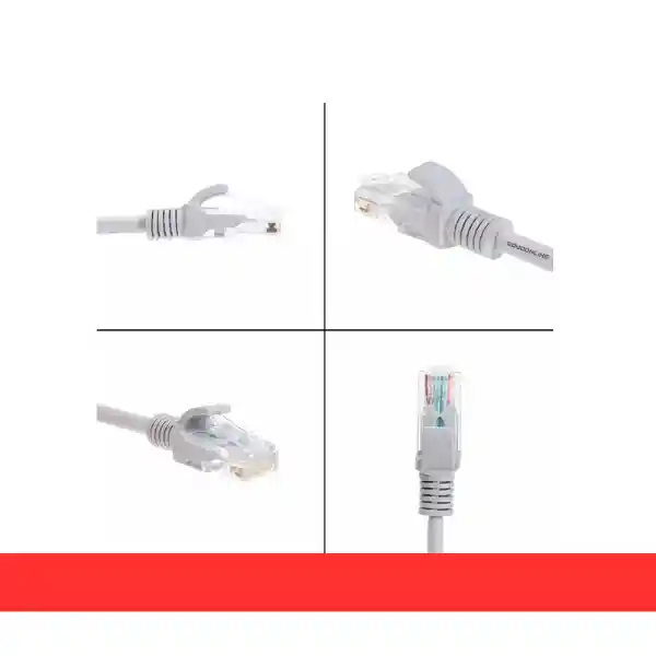 Cable Utp Red Rj45 Cat 5e 3 Metros