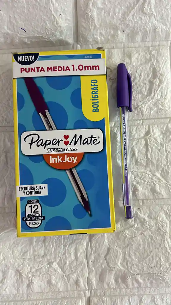 Lapicero Kilometrico 100 Morado Unidad