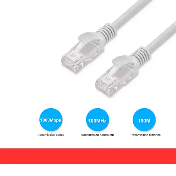 Cable Utp Red Rj45 Cat 5e 5 Metros