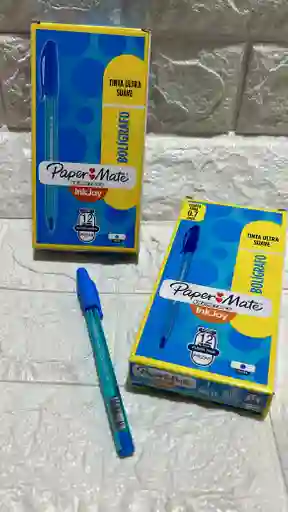 Lapicero Kilometrico 100 Azul Claro Caja X12