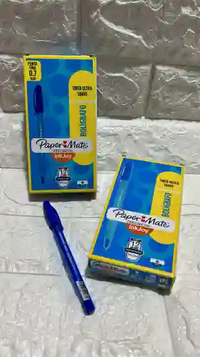 Lapicero Kilometrico 100 Azul Oscuro Caja X12