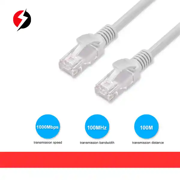 Cable Utp Red Rj45 Cat 5e 15 Metros