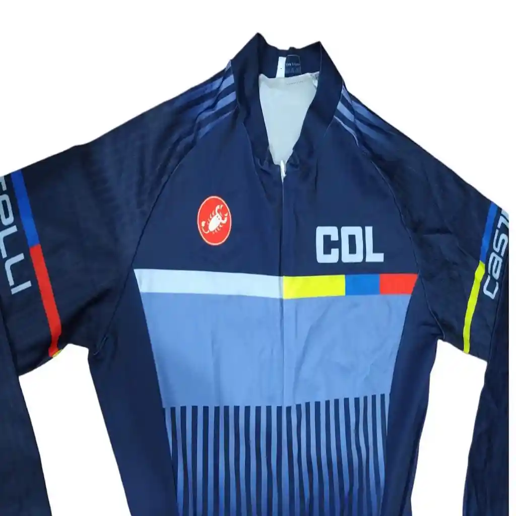 Uniforme Para Ciclista Una Pieza Scorpion - Azulcol-l