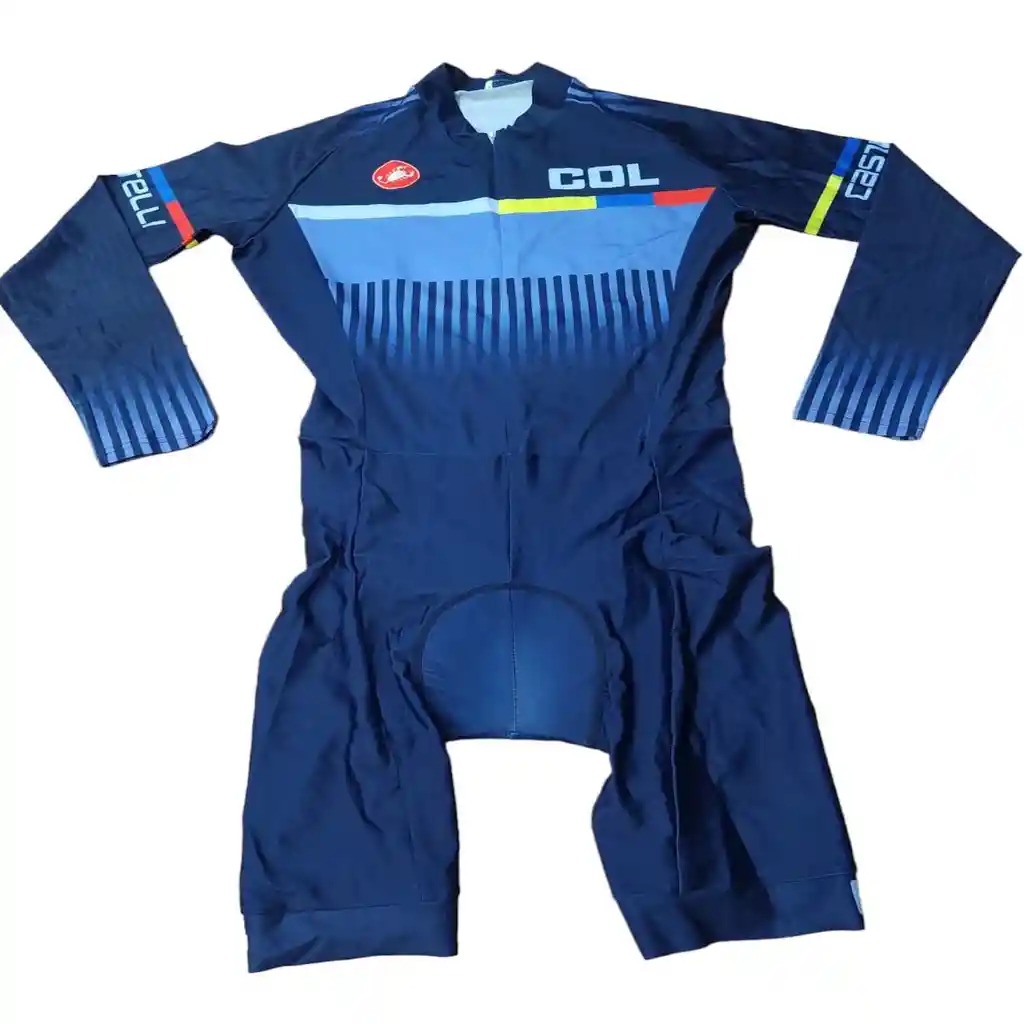 Uniforme Para Ciclista Una Pieza Scorpion - Azulcol-l