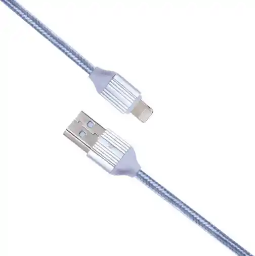 Cable Acordonado 1 Metro Carga Rápida Entrada Usb Salida Tipo C Ldnio