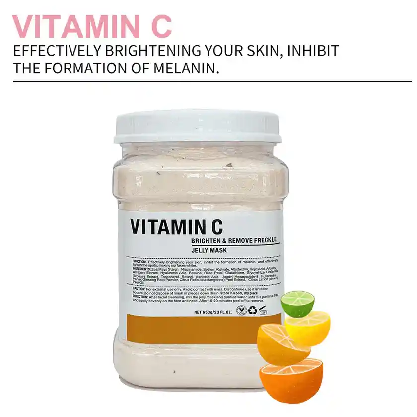 Mascarilla Hidroplastica Vitamina C 650g