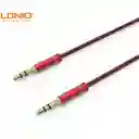 Cable Auxiliar De Audio 1 A 1 Jack 3.5mm Alta Velocidad Ldnio