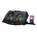 Base Gamer Refrigerante Rgb De Doble Ventilador Unitec N10