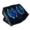 Base Gamer Refrigerante Rgb De Doble Ventilador Unitec N10