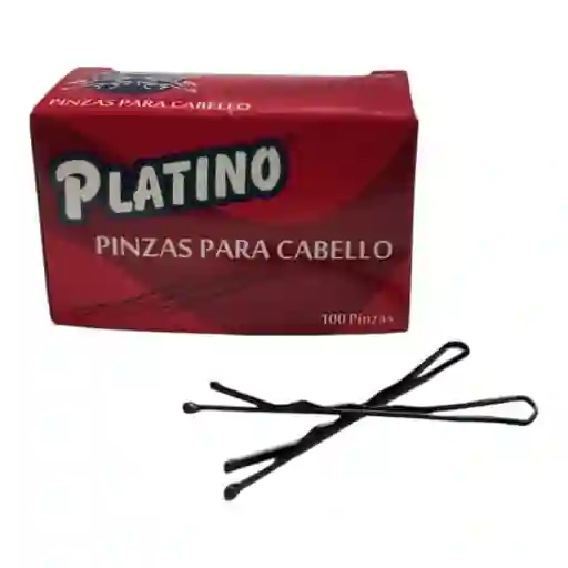 Pinzas Para El Cabello X 100 Unidades Platino