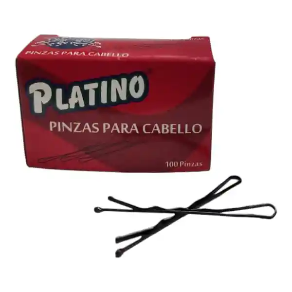 Pinzas Para El Cabello X 100 Unidades Platino