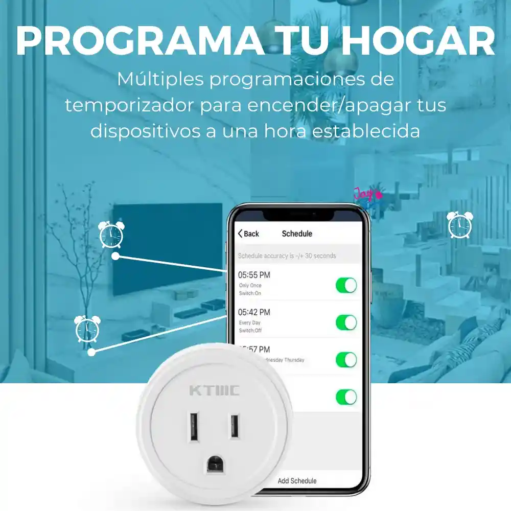 Combo Bombillo Inteligente Led + Tomacorriente Inteligente Alexa