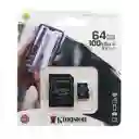 Microsd Sdhc 64 Gb Kingston Clase 10 100 Mb/s Video Hd Nueva Sellada Blister