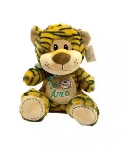 Peluche Tigre Con Corbatín 30 Cm Amor Y Amistad