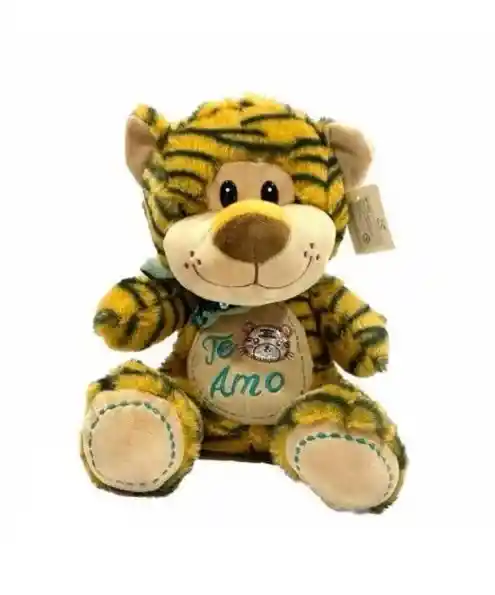 Peluche Tigre Con Corbatín 30 Cm Amor Y Amistad