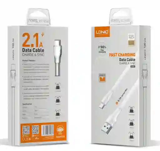 Cable Para Celular Tipo C 2.1a Carga Rápida