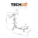 Soporte Plegable Simulador Pro Timón Palanca Techgo Sptg-01