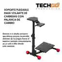 Soporte Plegable Simulador Pro Timón Palanca Techgo Sptg-01