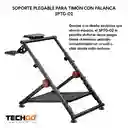 Soporte Plegable Simulador Pro Timón Palanca Techgo Sptg-02