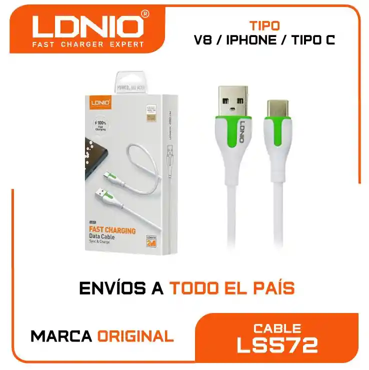 Cable Cargador Usb 2.1a Carga Rápida Para Iphone