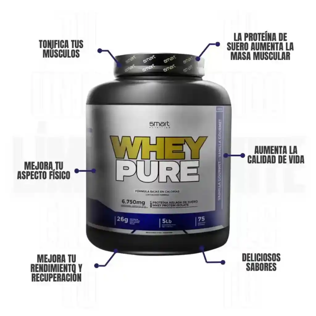 Whey Pure 5 Libras Vainilla Gourmet