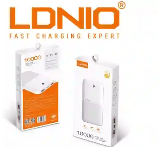 Power Bank Batería Portátil Dual 10000 Mah Ldnio Pr-1009