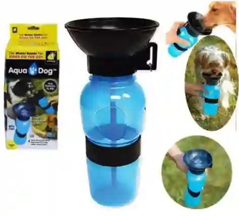 Bebedero Portátil De Agua Para Mascotas Termo Botella Aqua