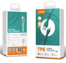 Cable De Carga Rapida Solido De 30w Tipo C