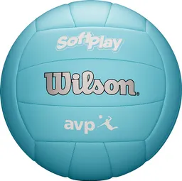 Balon De Voleibol #5 Wilson Soft Play Avp De Juego Suave/ Azul Plu/32679