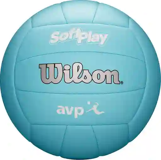 Balon De Voleibol #5 Wilson Soft Play Avp De Juego Suave/ Azul Plu/32679