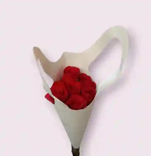 Bouquet O Ramo De Rosas Roja X 6