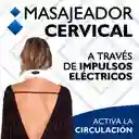 Masajeador Inalámbrico De Cuello Espalda Cervical Electrodos Color Blanco