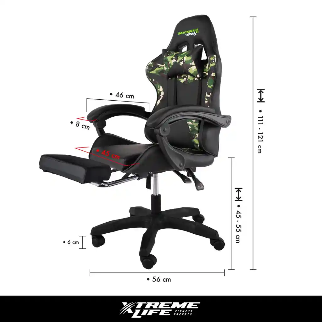 Silla De Escritorio Silla Gamer Reclinable Ergonomica 360