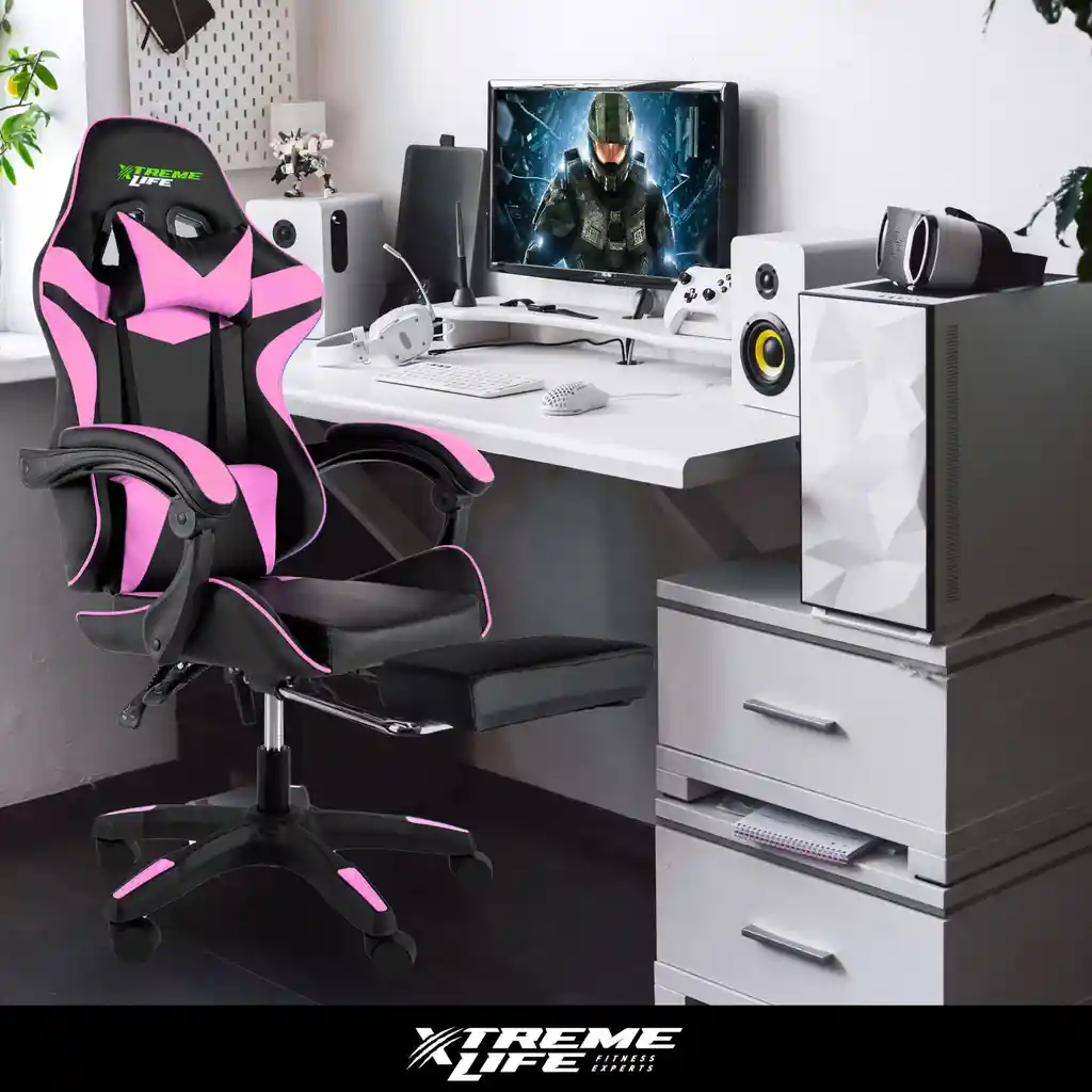 Silla De Escritorio Silla Gamer Reclinable Ergonomica 360