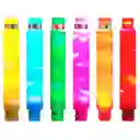 Set X12 Tubos Pitillos Pop Luces Fidget Sensorial Armable Jug